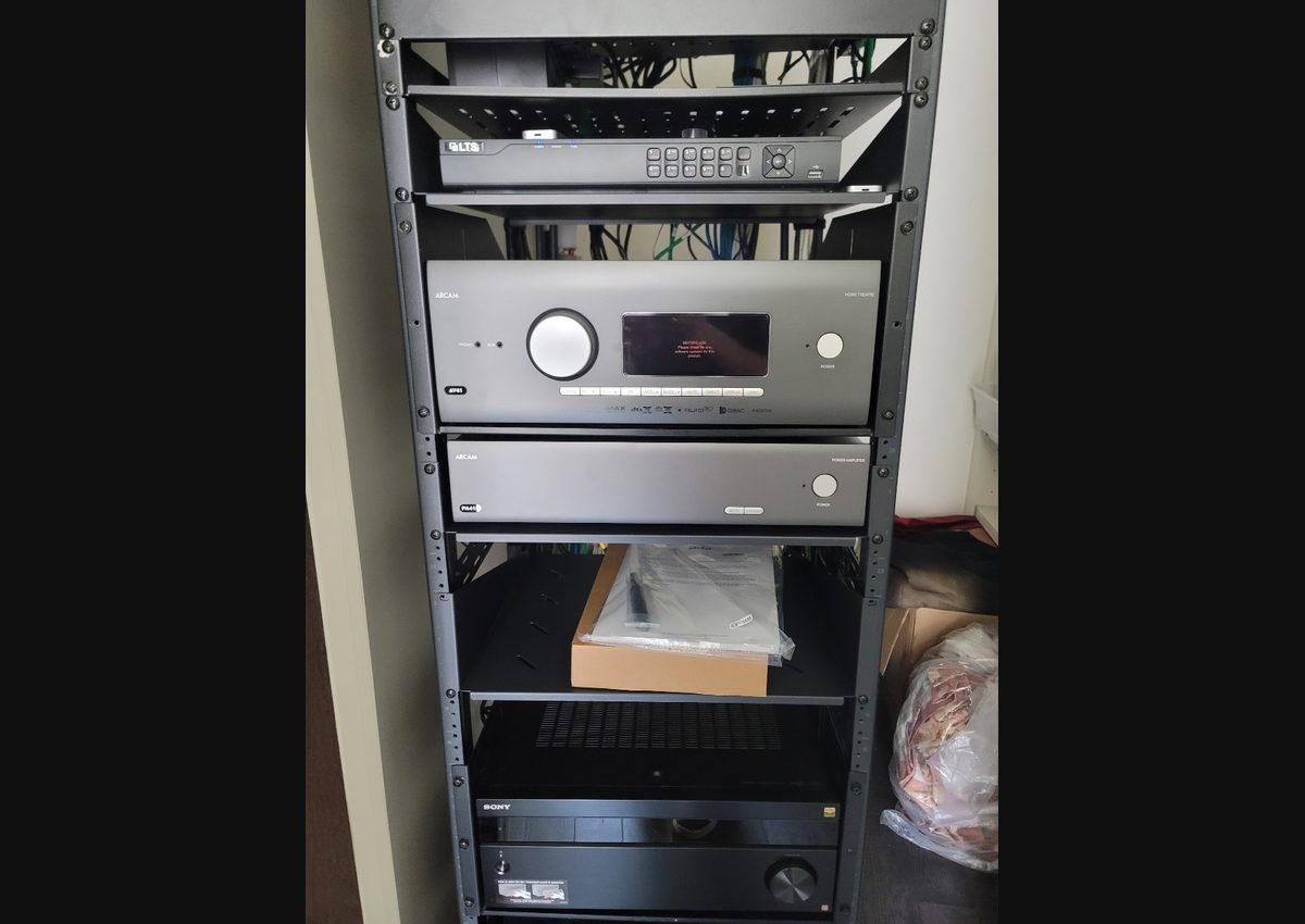 AV equipment rack repair in Houston for home automation, audio, video, and control system service.