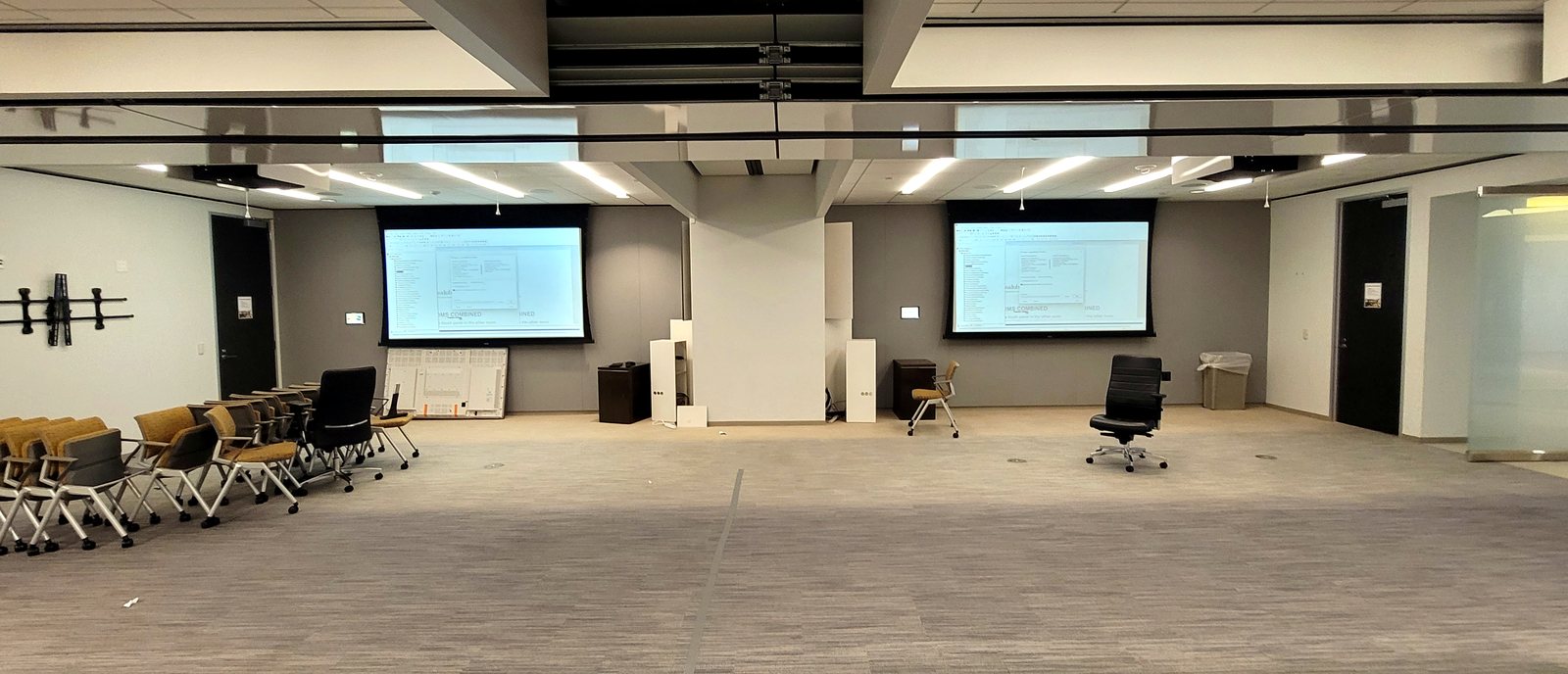 Friendswood boardroom AV and commercial training room