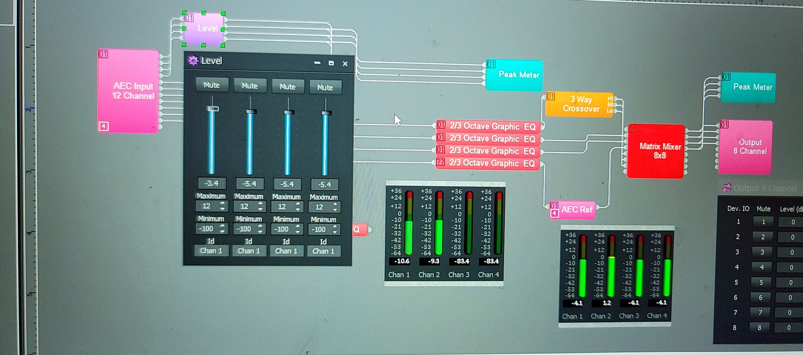 Friendswood conference room DSP audio programming